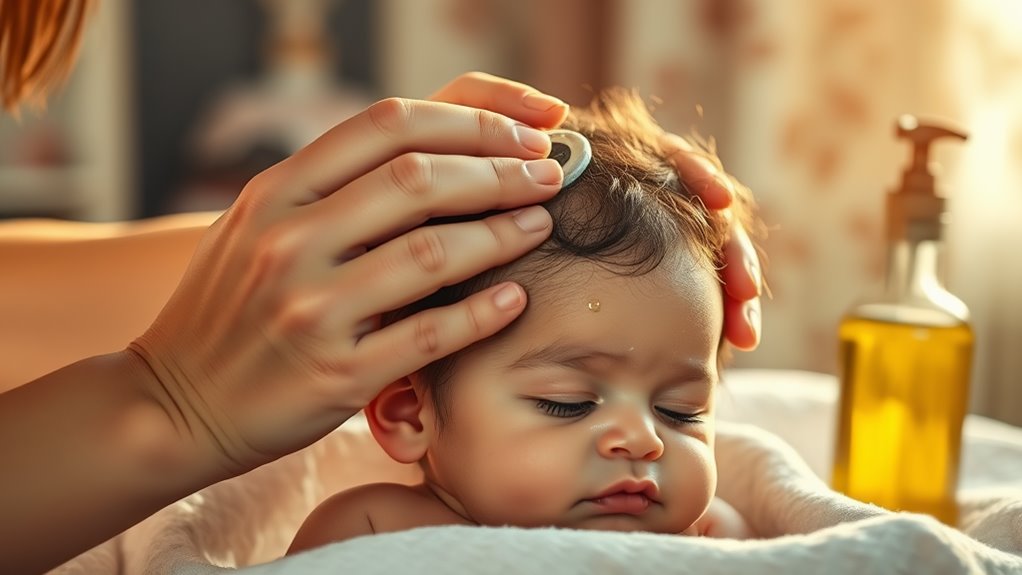 Ease Cradle Cap With This Oil Massage Tip